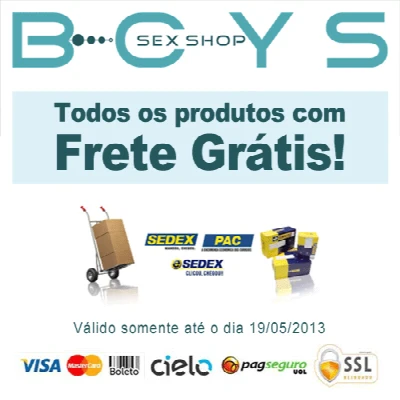 Promoção: FRETE GRÁTIS pra todo Brasil!