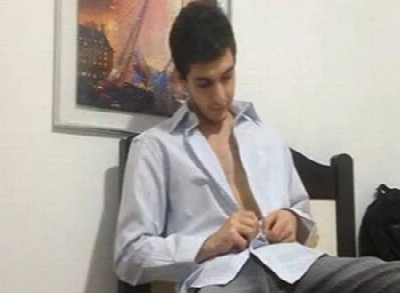 Victor, chegou do trabalho e se masturbou na cam