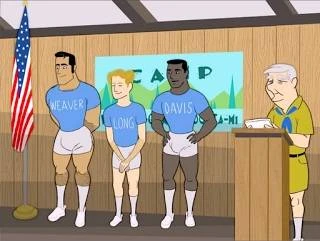 Cartoon Gay - Caras fazem muito sexo no Acampamento