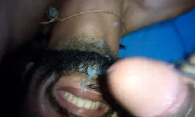 Safadão gostoso goza na boquinha de barbudinho sorridente