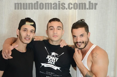 Cinesex com  Drú, Raul e Yago pro site Mundo Mais