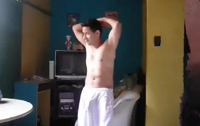 Priminho saiu do banho com a mala toda serelepe