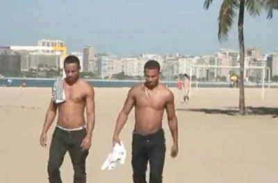 Morenos brasileiros só querem saber de foder depois da praia