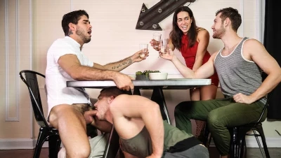 Diego trai a esposa com o primo dela e o namorado gostosão dele