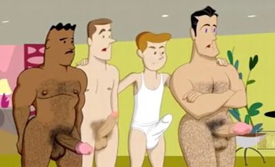 Novinho faz maduros curtirem uma orgia deliciosa depois do pôquer