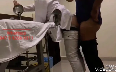 Pedro Peloso devora o cuzão do ginecologista no hospital