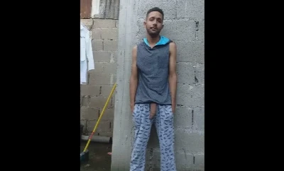 Guri mega dotadooo e sacudo bate uma no quintal de casa e filma