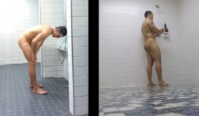 Câmera escondida flagra machos tomando banho na academia