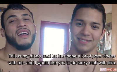 Motoboy topa fazer troca-troca com outro latino em troca de grana