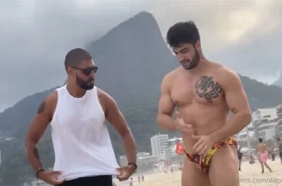 Daniel Montoya deu para Carioca em hotel de Copacabana após praia