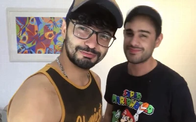 Marcos Goiano leva pica de novinho dotado gamer lascador