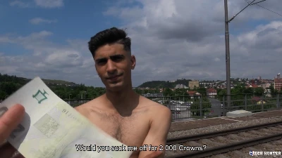 Czech Hunter 634 - Cara não resistiu a oferta de grana