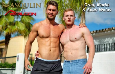 Machos incríveis em foda épica, Craig Marks e Sean Weiss mostram tudo