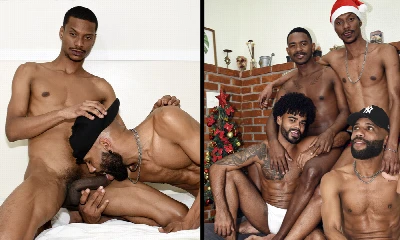 Deel Black, Tom Black, Paulo Franco e Nano ainda lembrando do Natal