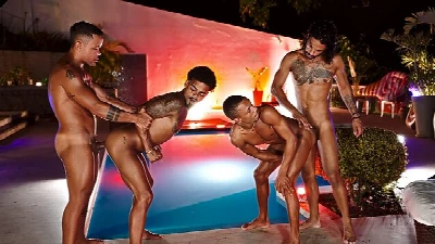 Rio Night 4some - Victor Oliveira, Eduardo Menzorra, Adonnis e Deel Black