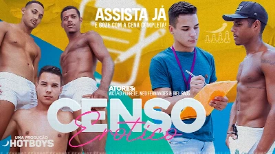 HotBoys – Biel Rads, Victao Porrete e Neo Fernandes – Censo Erotico