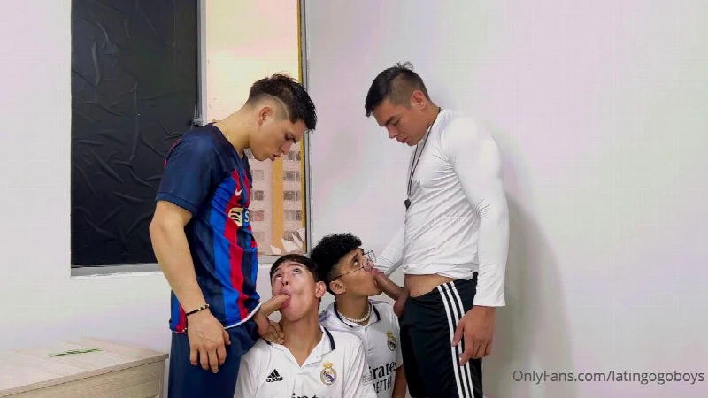 Jogadores de futebol fodendo com Sebastian Farelo e Yolber Martinez