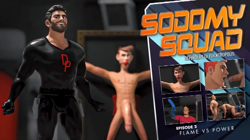 Cena de anime com sexo gay faz sucesso com super heróis