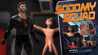 Cena de anime com sexo gay faz sucesso com super heróis