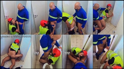 Câmera pega trabalhadores de obra fodendo escondido